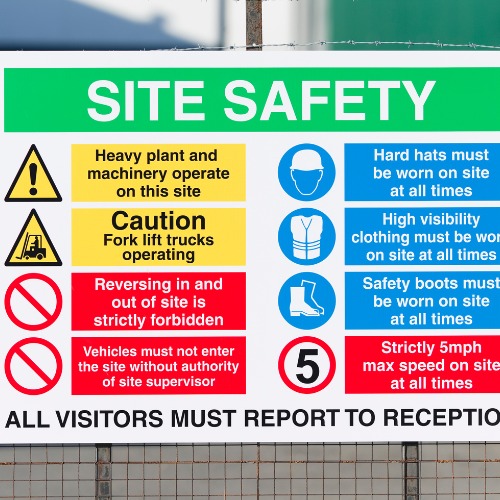 Construction Safety Signs