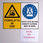 Forklift Truck Warning Signs