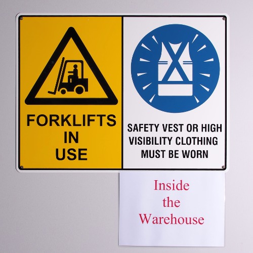 Forklift Truck Warning Signs